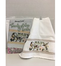 May Towel -of-the-Month, Cross Stitch
